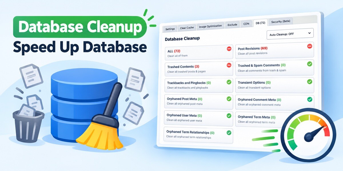 Database Cleanup - Speed Up Database