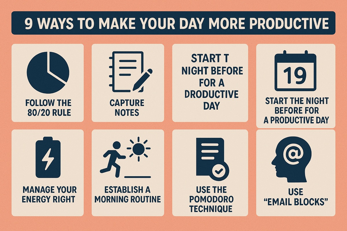 9 Simple Hacks for a Super Productive Day