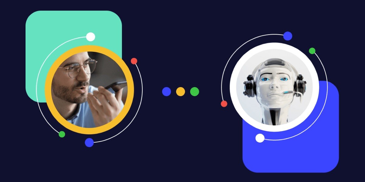 AI talking to customer