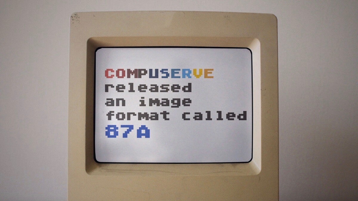 Compuserve released an image called 87a
