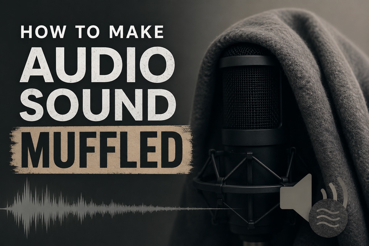 How to Make Audio Sound Muffled