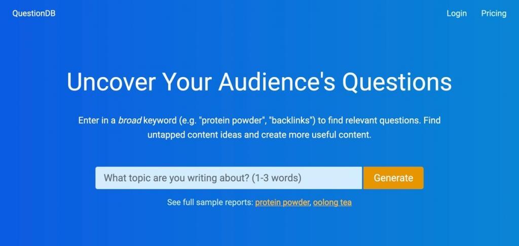 Question DB