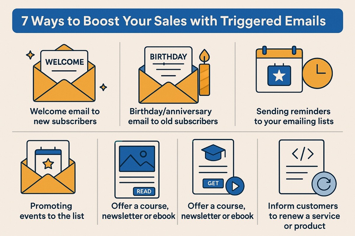 7 Powerful Triggered Emails to Boost Your Sales