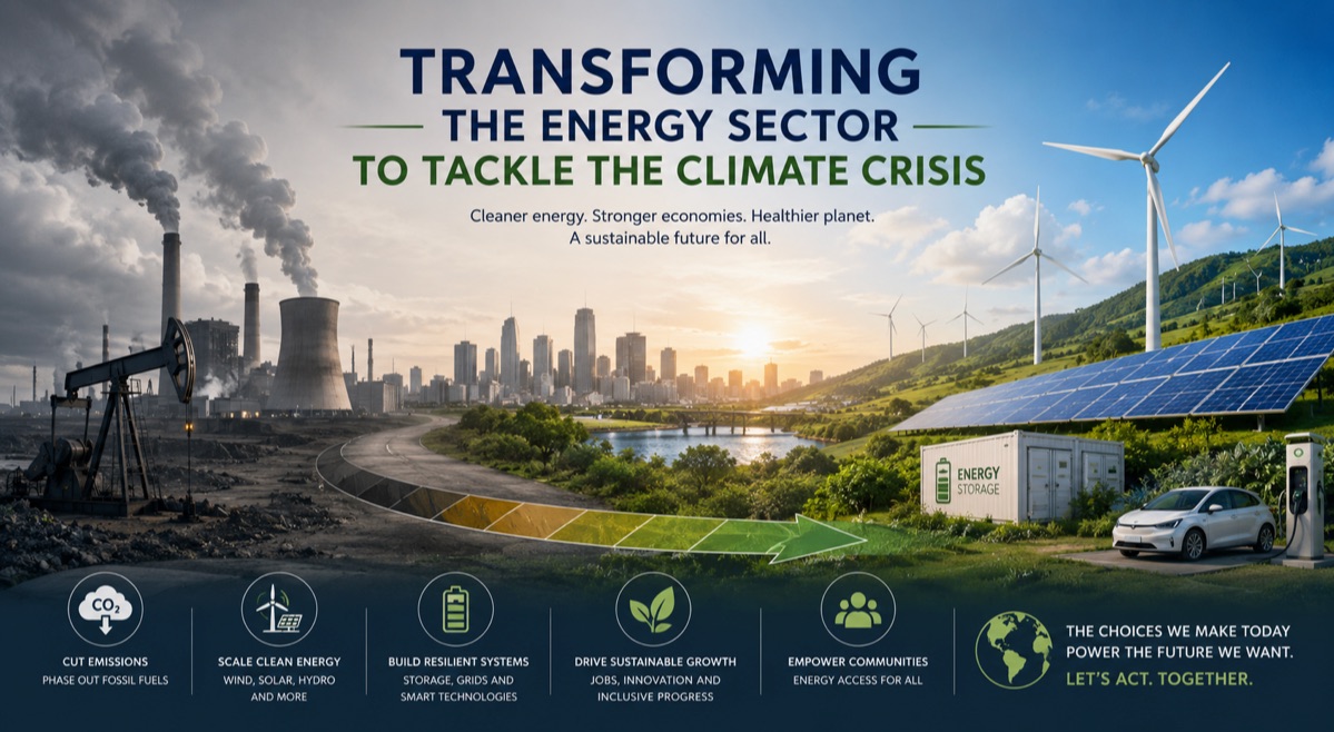 Transforming the Energy Sector to Tackle the Climate Crisis