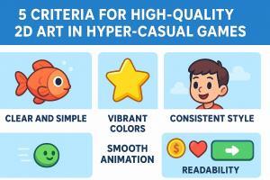 5 Criteria for High-Quality 2D Art in Hyper-Casual Games