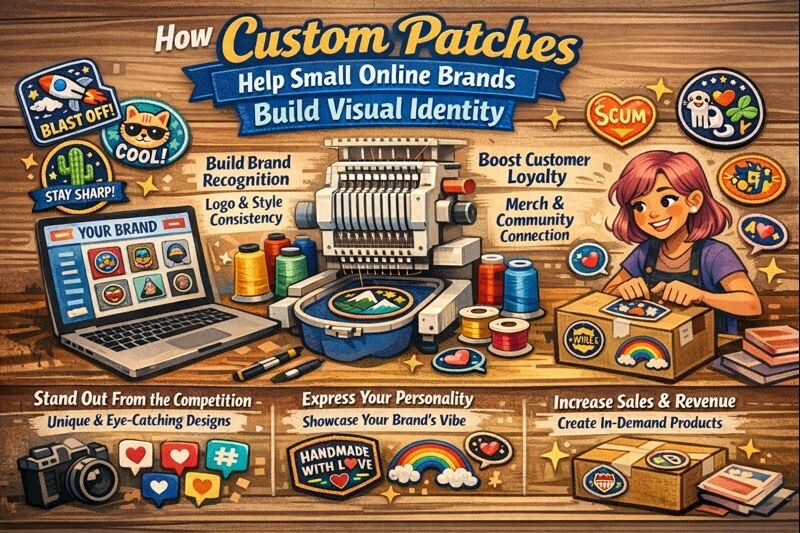 How Custom Patches Strengthen Visual Identity for Small Online Brands