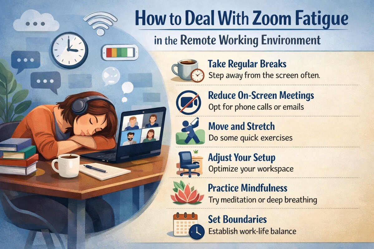 How to Deal With Zoom Fatigue in the Remote Working Environment