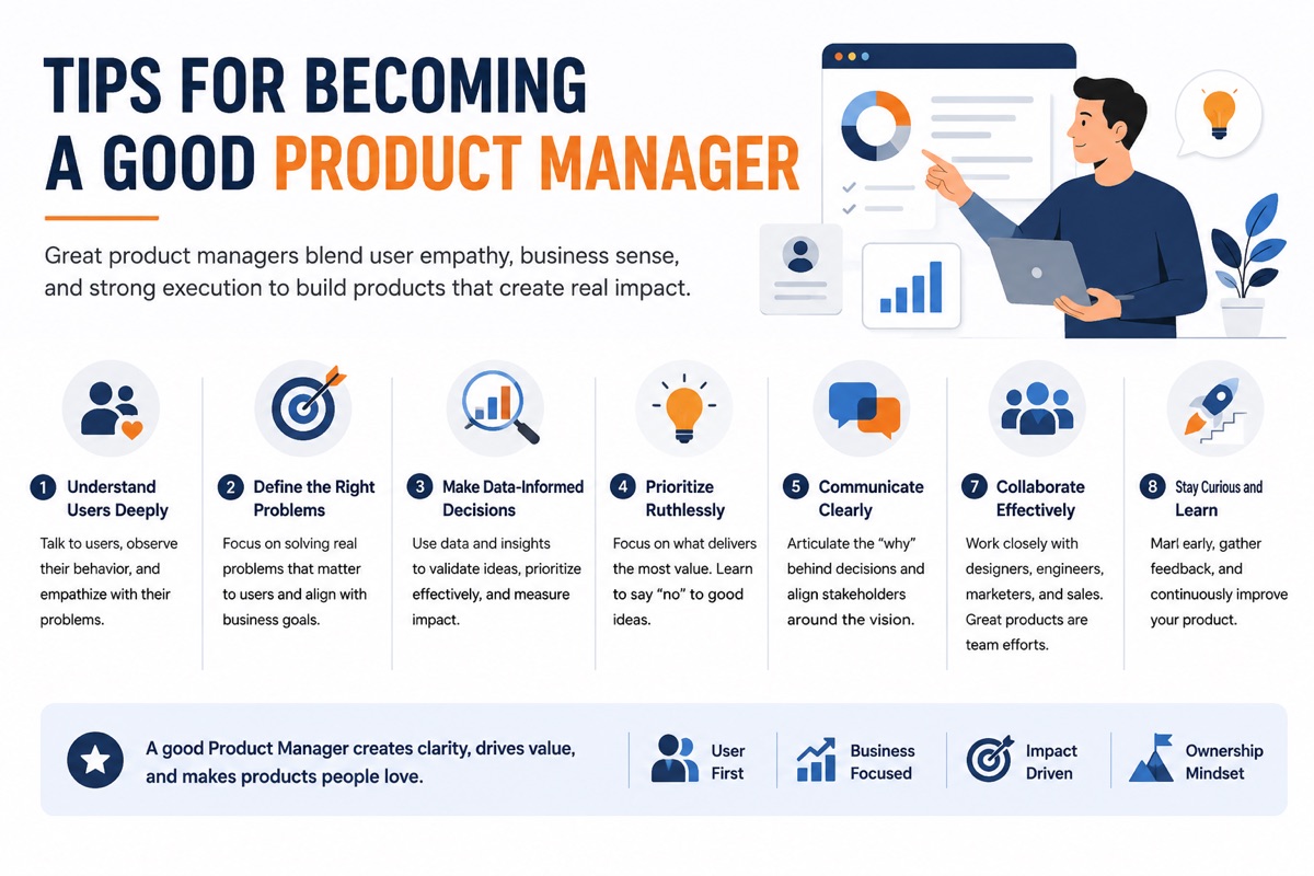 Tips for Becoming a Good Product Manager