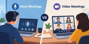 Voice Meeting Vs. Video Meetings