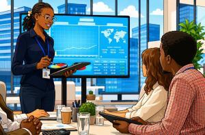 Business Team Presentation Meeting