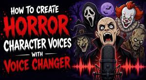 How to Create Horror Character Voices with Voice Changer