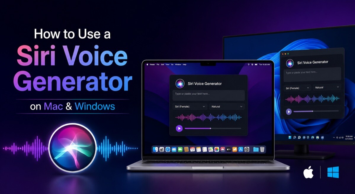How to Use a Siri Voice Generator on Mac & Windows