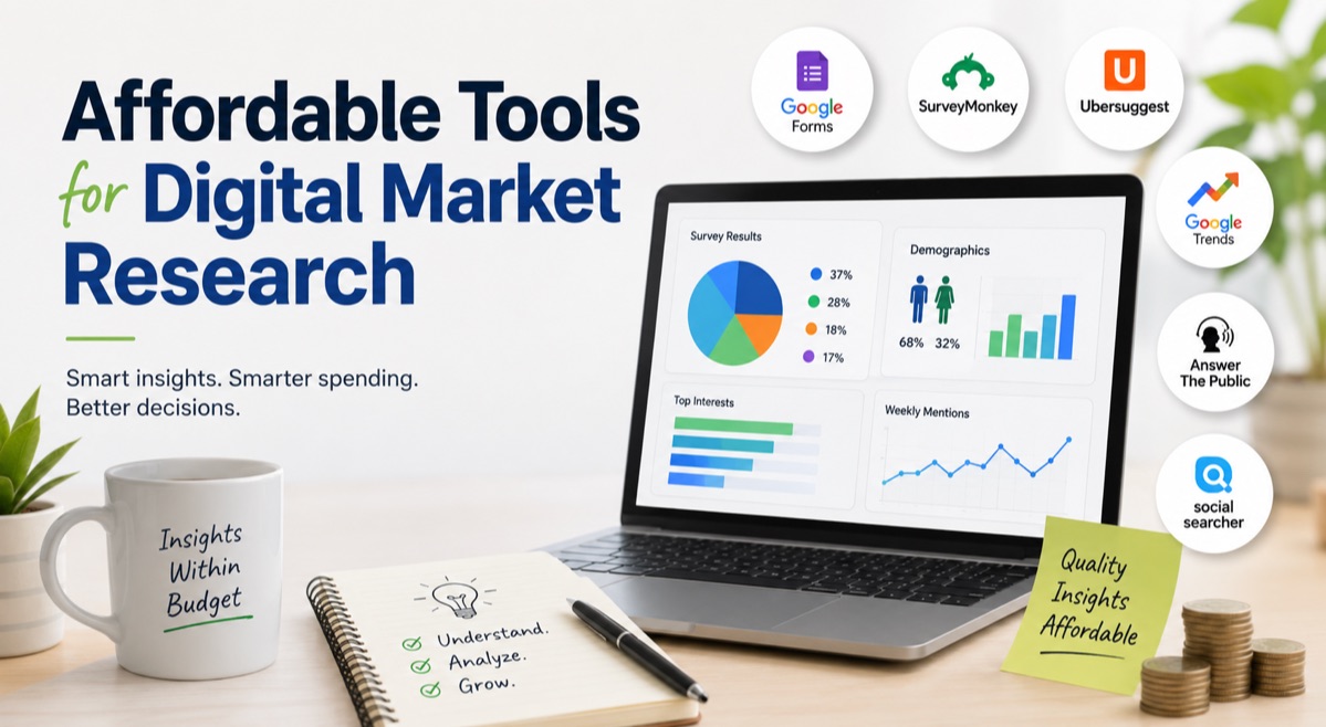 Affordable Tools for Digital Market Research