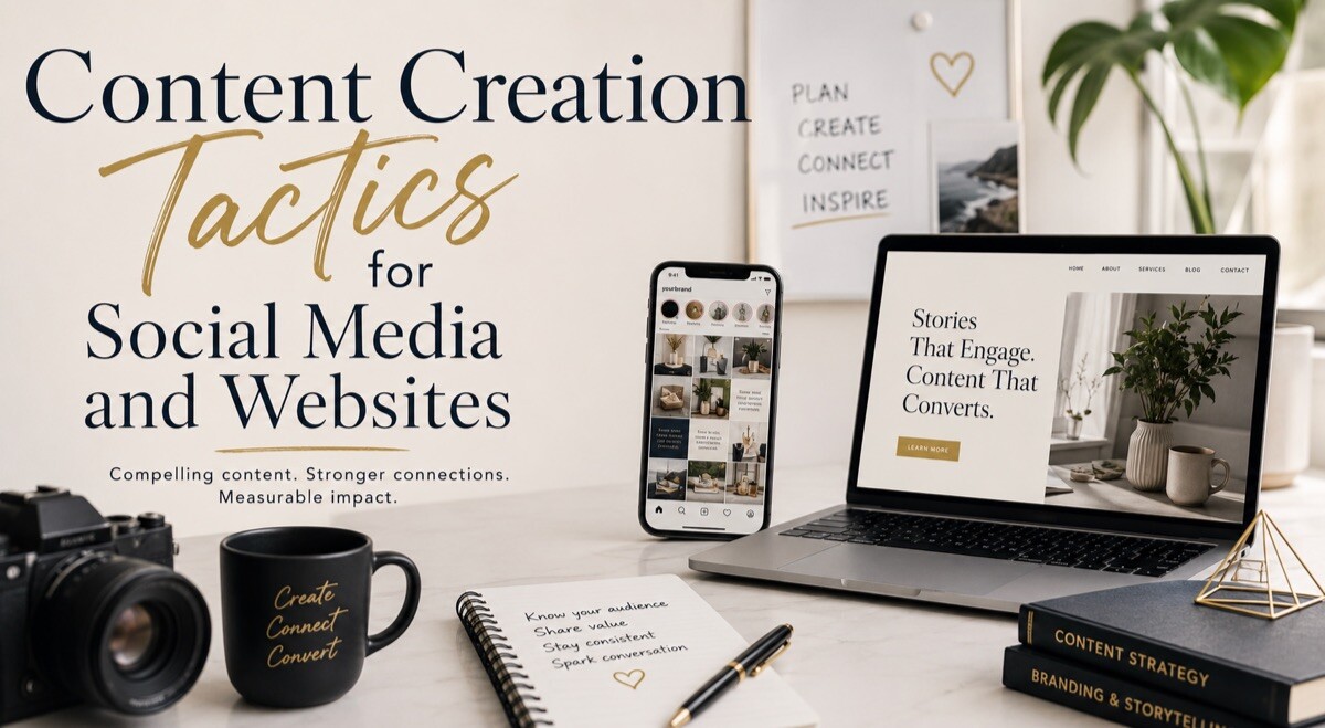 Content Creation Tactics for Social Media and Websites