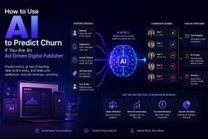 How to Use AI to Predict Churn If You Are An Ad-Driven Digital Publisher