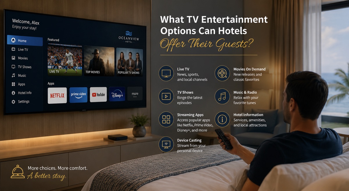 What TV Entertainment Options Can Hotels Offer Their Guests?