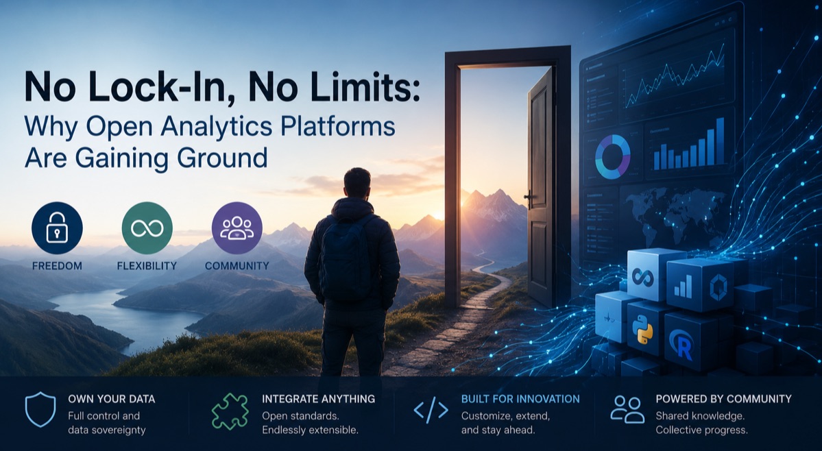 No Lock-In, No Limits: Why Open Analytics Platforms Are Gaining Ground