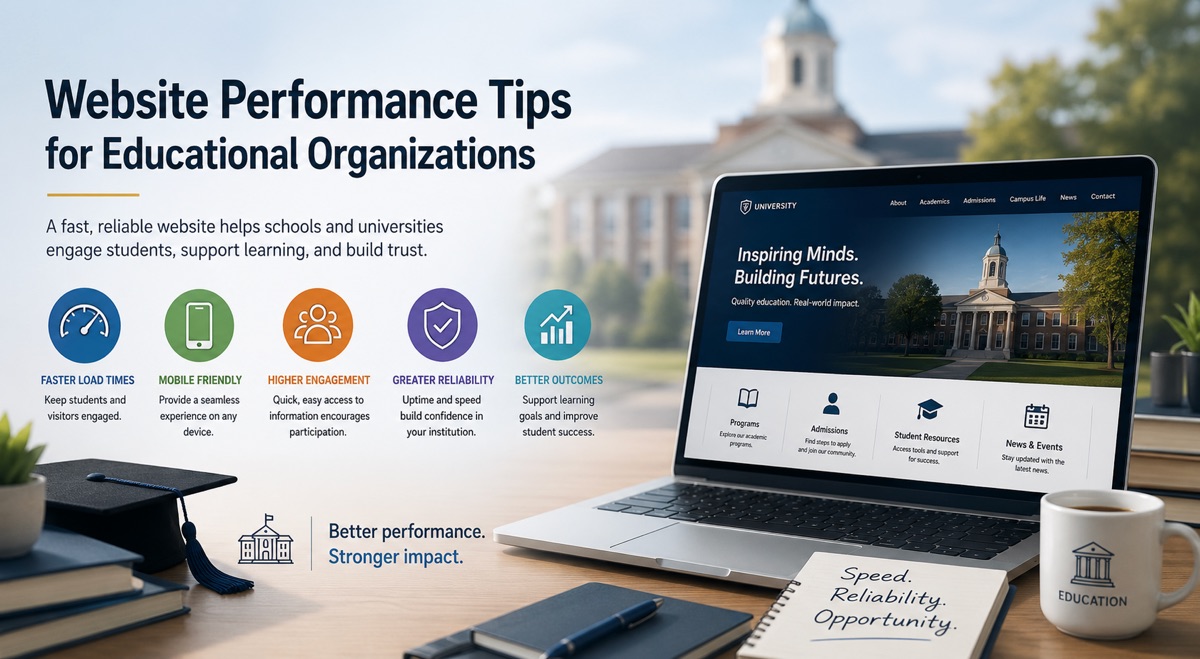 Website Performance Tips for Educational Organizations