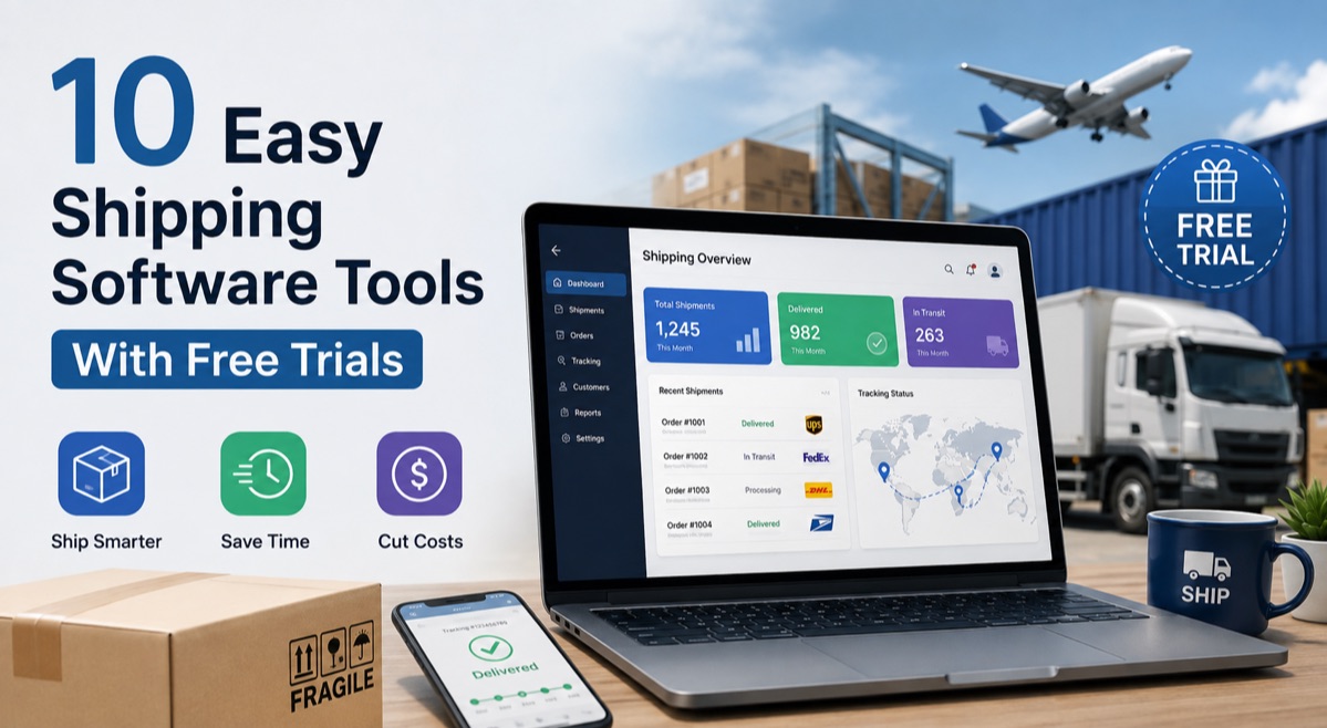 10 Easy Shipping Software Tools With Free Trials