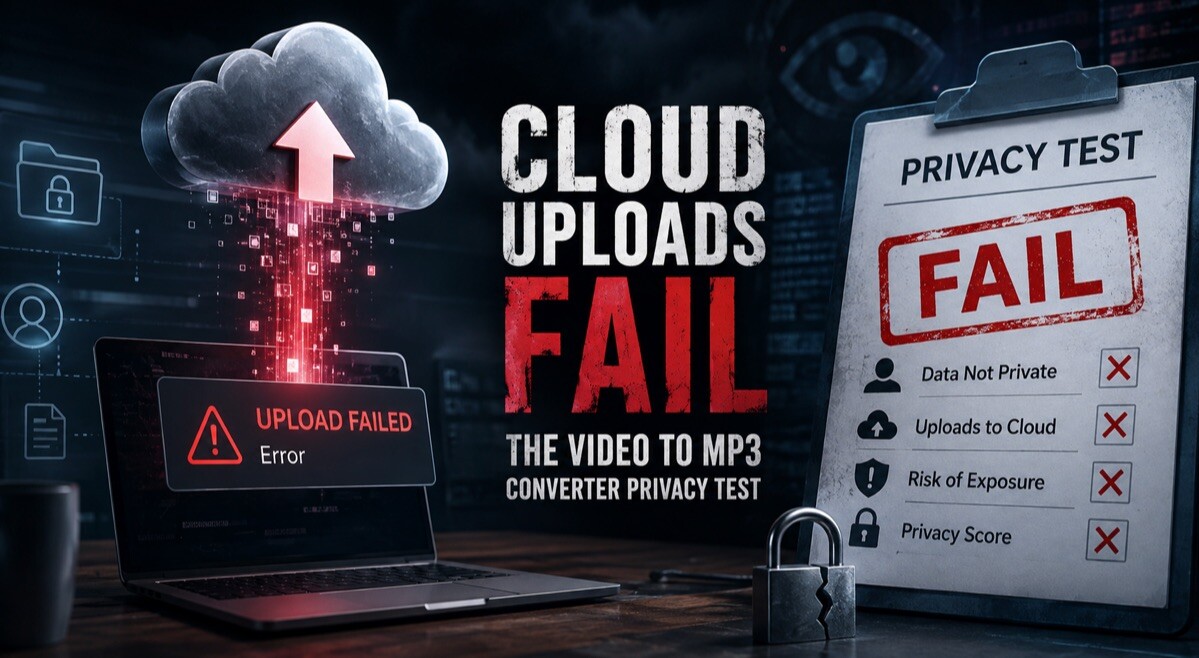Cloud Uploads Fail The Video to MP3 Converter Privacy Test