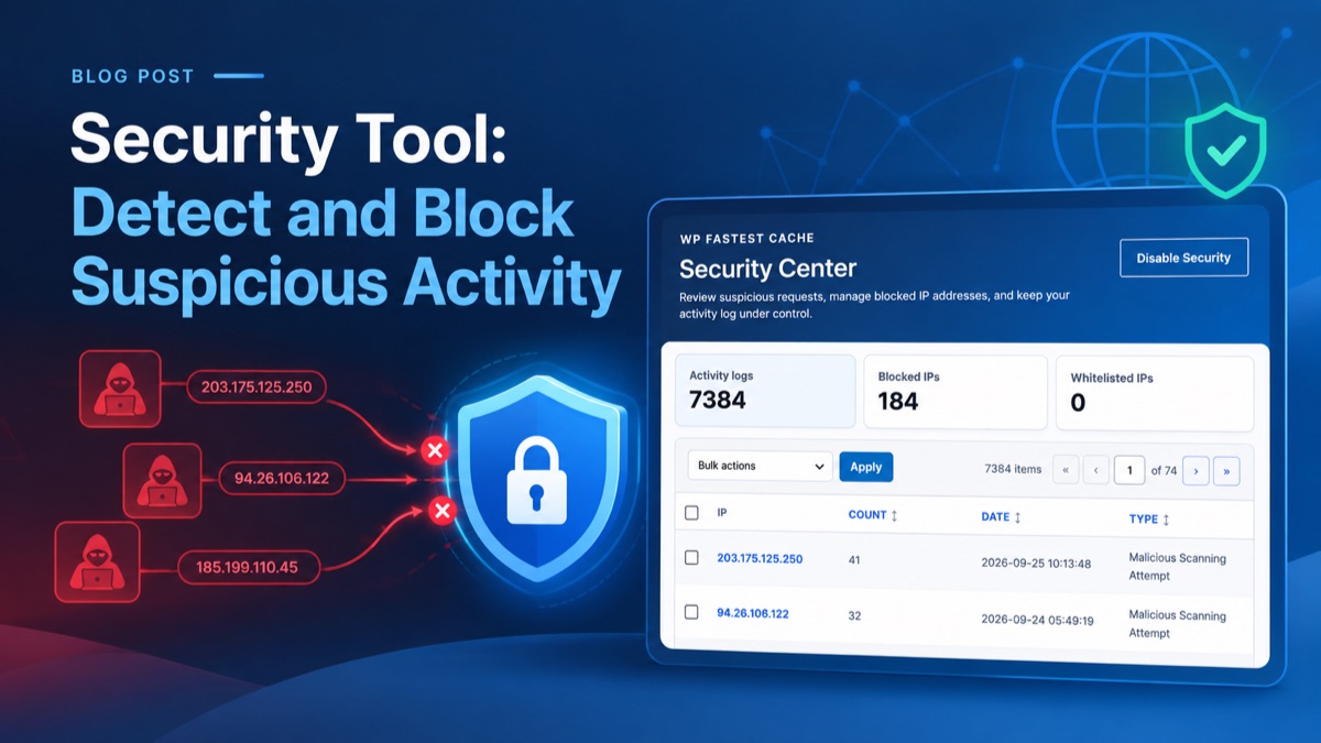Security Tool: Detect and Block Suspicious Activity