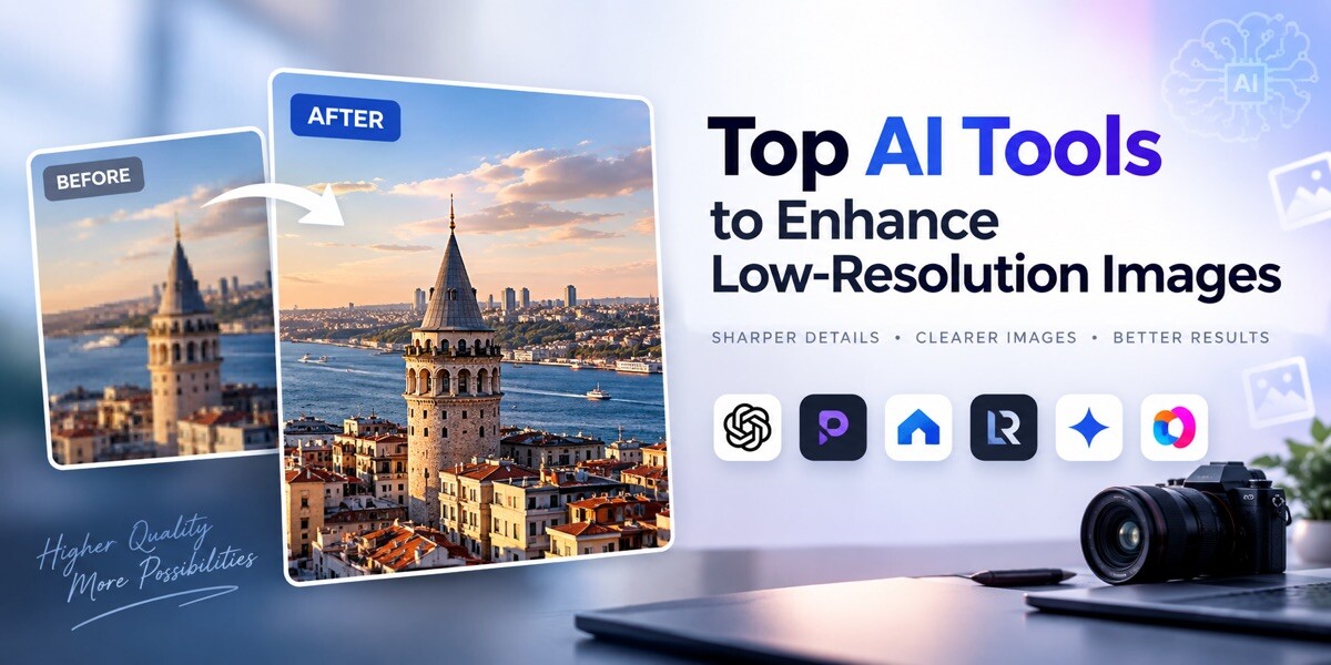 Top AI Tools to Enhance Low-Resolution Images