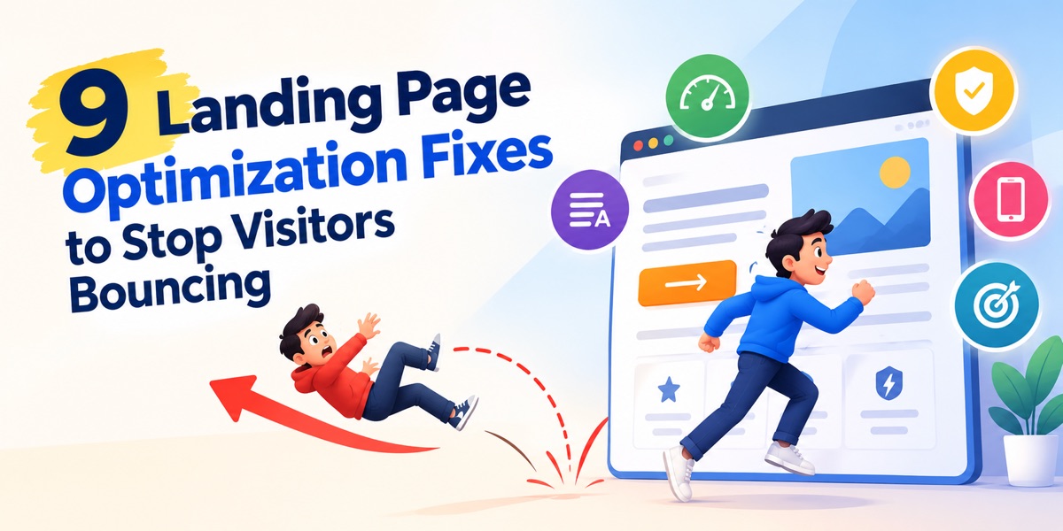 9 Landing Page Optimization Fixes to Stop Visitors Bouncing