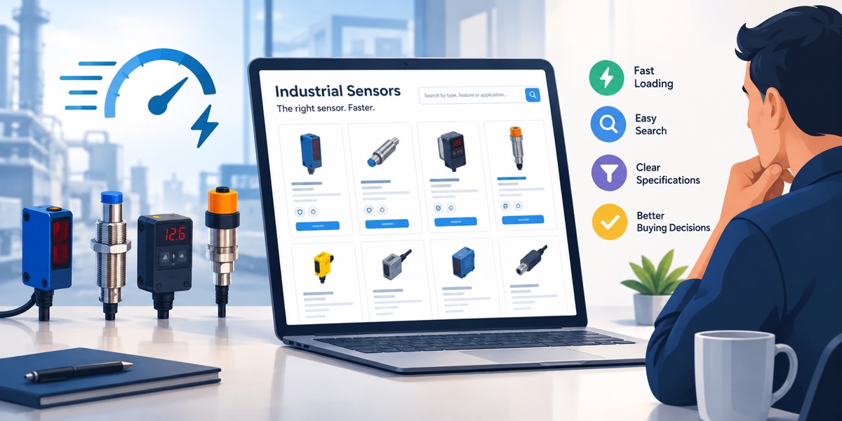 How to Build a Fast, Buyer-Friendly Industrial Sensor Catalogue