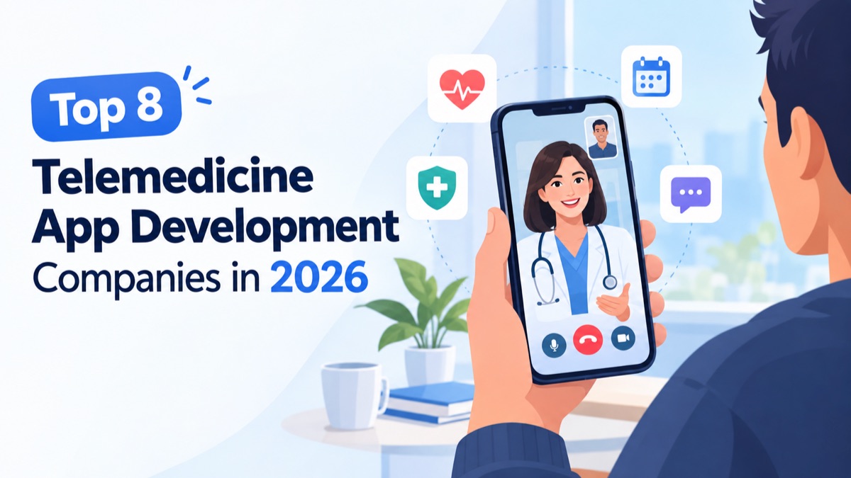 Top 8 Telemedicine App Development Companies in 2026