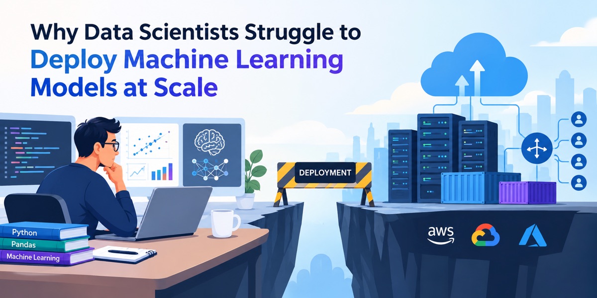 Why Data Scientists Struggle to Deploy Machine Learning Models at Scale